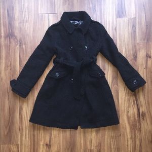 Black coat. Girls M.